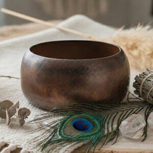 Boho Wide Wooden Bangle Bracelet Chunky Natural Wood Statement Cuff Earthy